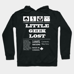 Littlegeeklost Ingredients Dark Hoodie